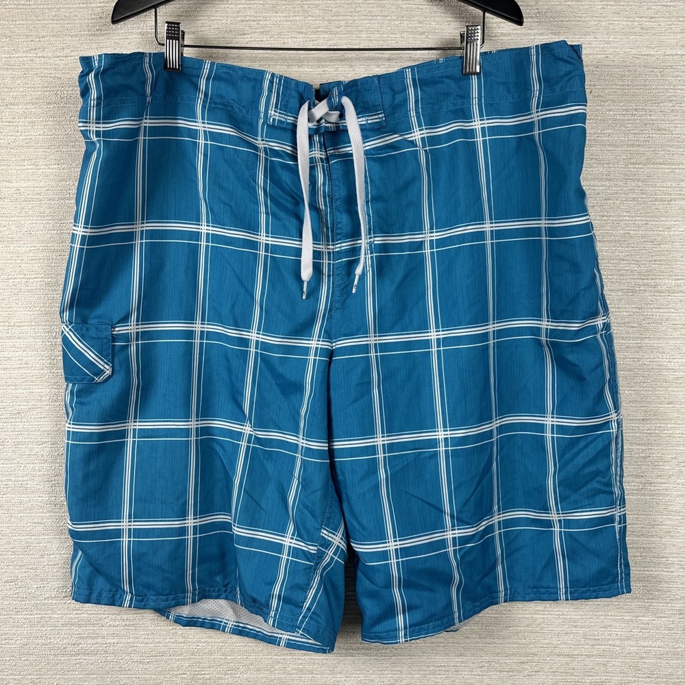 Mens Ocean Pacific OC Swim Board Shorts Sz 2XL Pool Beach Boat Coastal Nautical